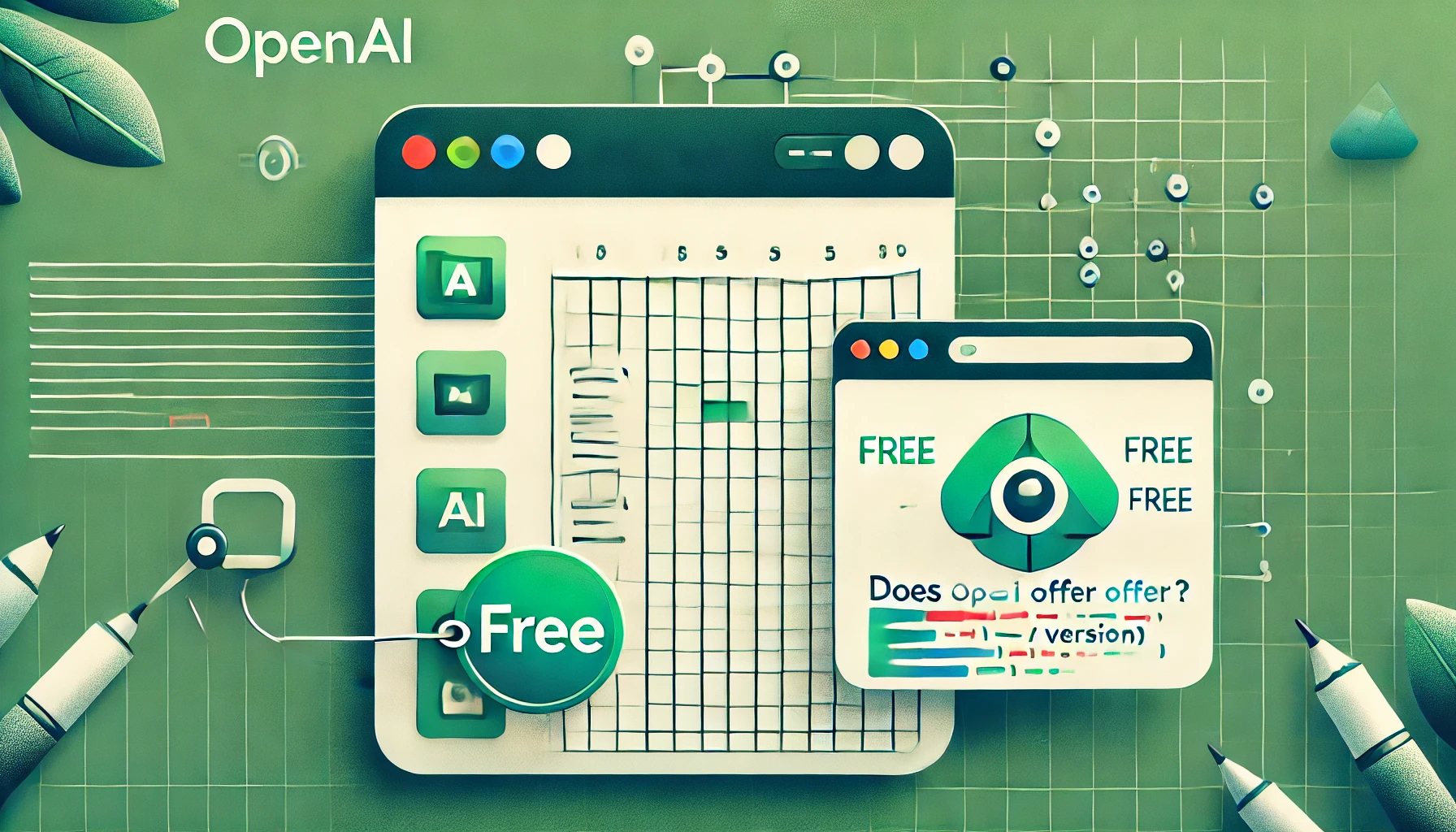 free openai api key illustration